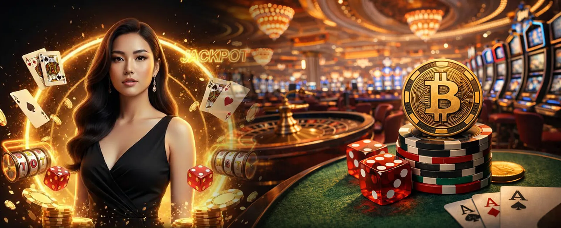 Luxurious online casino lobby with '777pub register' branding